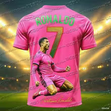 Football Jersey 3d Printed NO.7 Ronaldo Boys Girls Training Women's Sports Breathable Short Sleeve Men's T-shirt