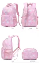3pcs Set Stitch Schoolbag Bookbag Backpacks Boy Girl Waterproof School Bag Teens Laptop Backpack Women Travel Bag Christmas Gift